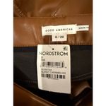 Good American  Women's Size 8 Brown Faux Leather High-Rise Pants Photo 7