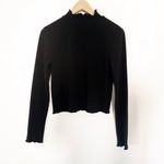 BB Dakota Best Intentions Ribbed Ruffle Top Photo 3