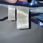 Anne cole  Women's Blue Floral Halter Tankini Top Size L Photo 6