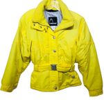 Head  Yellow Vintage Belted Ski Snowboard Jacket Thermal Insulated Hong Kong‎ 8 Photo 0