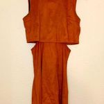 Fashion Union Suede Cut Out Zip Up Dress Size XS Photo 0