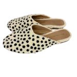 Printfresh  Leopard Tufted Slippers Cream Black Spotted Size 9 Photo 6