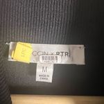 Toccin Black Ribbed Turtleneck Long Sleeve Midi Sweater Dress Size Medium Photo 12