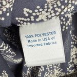 Allison Joy  Evereve Faux Wrap Blue 3/4 Sleeve Blouse Top W1906 Sz S Photo 4