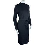 BEAUTIFUL by Lawrence Zarian Mock Neck Sweater Dress Black XS Petite Photo 6
