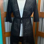 Catalina  Elegant Black Lace Kimono/Cover up Photo 0
