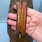 Alviero Martini I'IASSE Made Italy Geo Map Print Satchel Barrel‎ Handbag Doctor Tan Photo 2