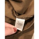 SO  Medium Brown Military Maverick Bomber Jacket Button Patch Neutral Photo 8