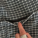 Ann Taylor  Petite classic black white houndstooth crop straight career pants 6​​ Photo 3