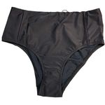 Universal Standard High Waist Swim Bikini Bottom Black Size 2XS / 6-8 New Photo 0