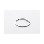 Boutique NEW Women's Dainty White Gold-Plated S925 LOVE Bar Band Ring Size 7 Photo 8