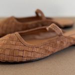 Madewell The Greta Ballet Flat Mule in Warm Hickory, Size 6 Photo 3