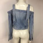 GRLFRND  Off The Shoulder Denim Top Photo 7