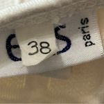 Eres Women’s 38 M Ivory Cream Textured Windowpane High Waisted Bikini Bottom Size M Photo 3