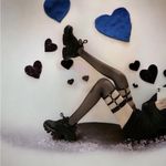 Fishnet Thigh High Stockings, Sultry Studded‎ Decor Over The Knee Socks One Size Black Photo 13