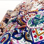 Victoria's Secret Vintage VS Satin Scarf Print Nightshirt | Size L Photo 8