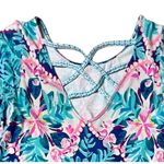 Lilly Pulitzer  Ophelia Seaside Aqua Coconut Cove Knit Swing Dress MEDIUM Cottage Photo 6