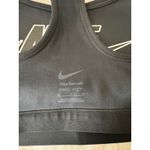 Nike  Pro DRI-FIT Sports Bra Medium Support Racerback‎ Black White Size M Photo 5