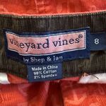 Vineyard Vines Shep & Ian Skirt Women's Size 8 Corduroy Anchor Print Red-Pink Photo 4