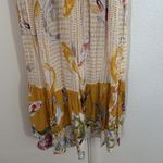 Anthropologie One September Koi Fish Paradiso Gold Maxi Dress XS Photo 11