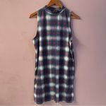 Evil Twin NWOT Plaid Mock Neck Tank Dress Size M White Size M Photo 3