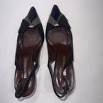 VTG Bruno Magli Old Money Leather Italian Point Toe Pumps 7.5 Photo 5