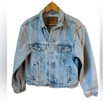 Calvin Klein Vintage  Light Wash Blue Denim 100% Cotton Jacket  Size Medium Photo 0