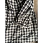 Kate Spade NWOT  off the shoulder top black gingham  S Photo 3