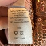 Venus NWOT  Pink Sequin Puffer Coat Size L Photo 5