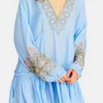 Free People Wild One Embroidered Peasant Tunic size XS Photo 0