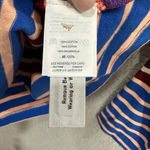 J.Crew womens blouse small red striped long sleeve boat neck cotton nautical Red Photo 4