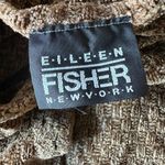 Eileen Fisher Vintage Unisex M/L Brown Chenille Knit Sweater Vest V-Neck Photo 4