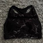 Buffbunny  marble and mesh black sport bra size small Photo 0