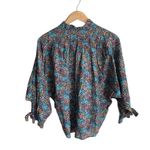 DOEN The Rose Top Navy Lady Bird Floral Print Blue Photo 2
