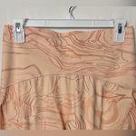 Gymshark Women's Peach Patterned Power Support Bike Shorts Size Large Photo 2