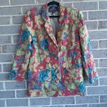 The Limited Vintage  red and blue flowery size small jacket Photo 1
