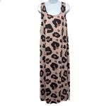 Anthropologie Leopard Cheetah Print Sleeveless Tank Midi Maxi Dress Plus Size 4X Photo 1