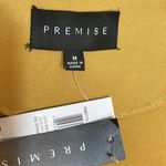 Premise  Women’s Gold Ray Zip blazer rayon nylon spandex Sz medium NWT Photo 3