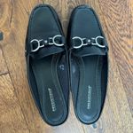 Predictions ‎ Women’s Size 8.5 Black  Buckle Accent Flats loafer Shoes Slides Photo 4