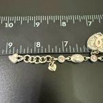 Brighton Retired Power Of Pink Breast Cancer Love Heals Heart Charm Bracelet 26g Photo 9