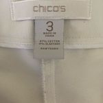 Chico's Women Cotton Pants XL White Straight Leg Classic Officewear Minimalistic Photo 1