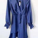 Sachin + Babi Daria Satin Mini Dress in Washed Indigo Photo 0