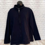 Karen Scott sport black track suit jacket Photo 0