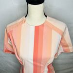 Pearl by Lela Rose Sheath Dress Womens Sz 4 Flutter Sleeve Pockets Pink Coral Photo 3