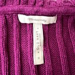 Old Navy Maternity Purple Knit Hooded Sweater Photo 5
