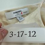 Obando Jumpsuit Womens 12 Cream Satin Wide Leg Tie Waist Formal Party Flowy Photo 6