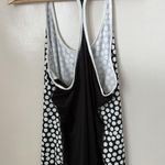 Nike  Black White Polka Dot Get Fit Mesh Racerback Dri-Fit Gym Running Tank XL Photo 1