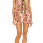 Free People  Summer In Tulum Mini Dress in Pink Small Photo 0