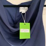 Sam Edelman Cady Drape Neck Mini Dress - Size 12 - Navy Blue - NWT Photo 12