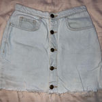 American Apparel  Button up Jean skirt Photo 0